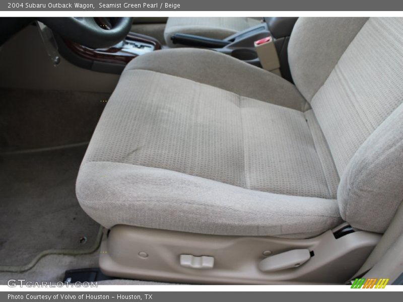 Seamist Green Pearl / Beige 2004 Subaru Outback Wagon
