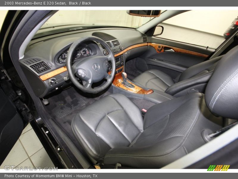 Black / Black 2003 Mercedes-Benz E 320 Sedan