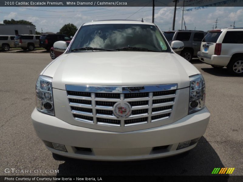 White Diamond / Cashmere/Cocoa 2010 Cadillac Escalade Premium