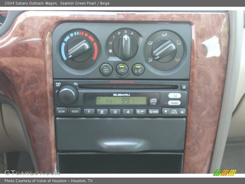 Seamist Green Pearl / Beige 2004 Subaru Outback Wagon