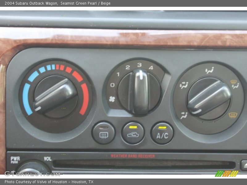Seamist Green Pearl / Beige 2004 Subaru Outback Wagon