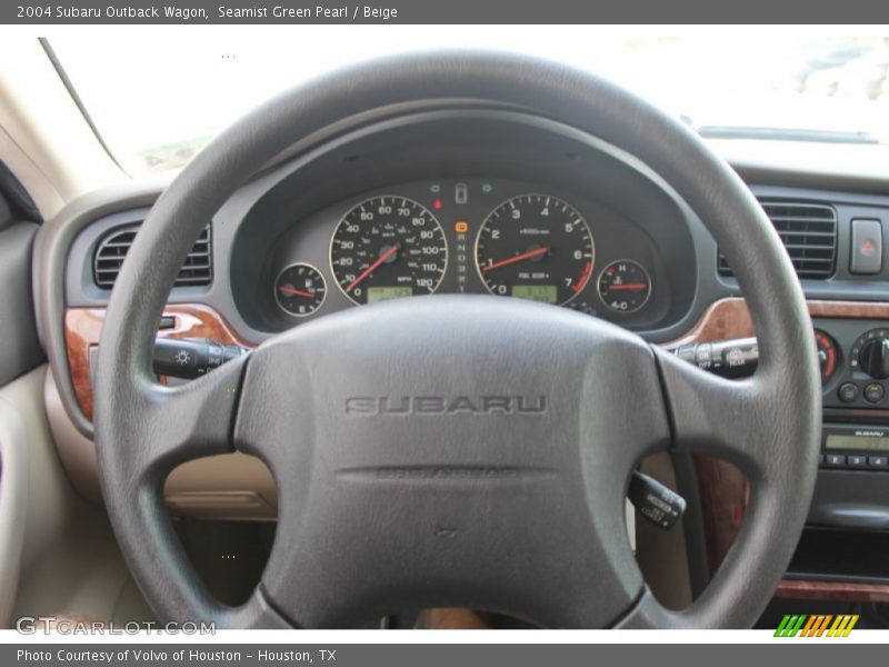Seamist Green Pearl / Beige 2004 Subaru Outback Wagon