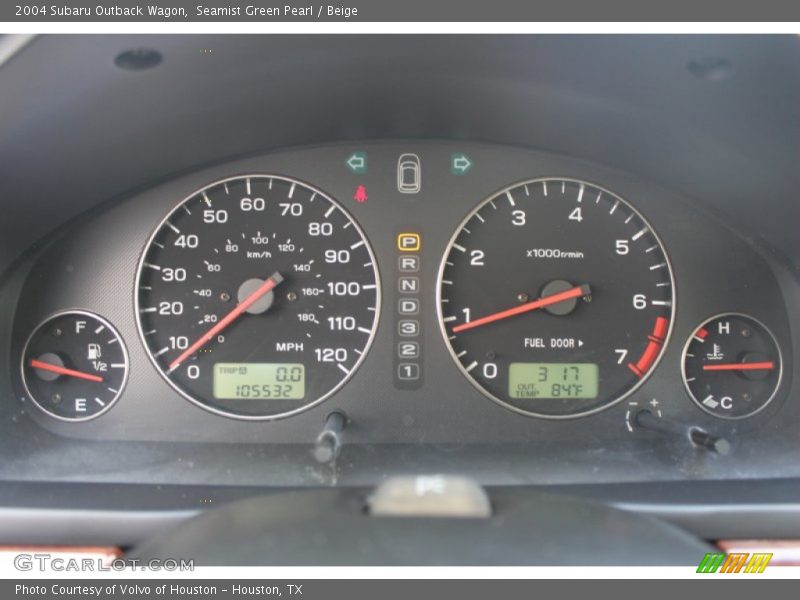 Seamist Green Pearl / Beige 2004 Subaru Outback Wagon