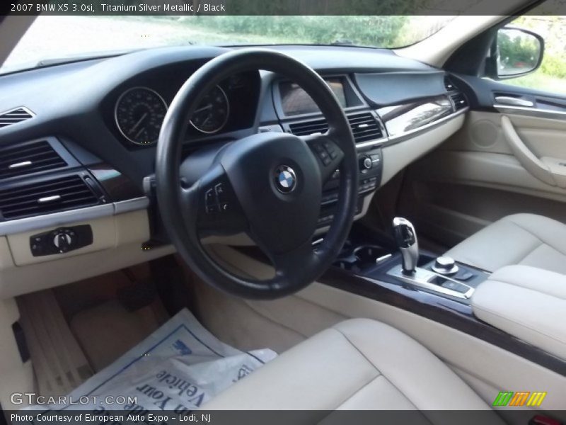 Titanium Silver Metallic / Black 2007 BMW X5 3.0si