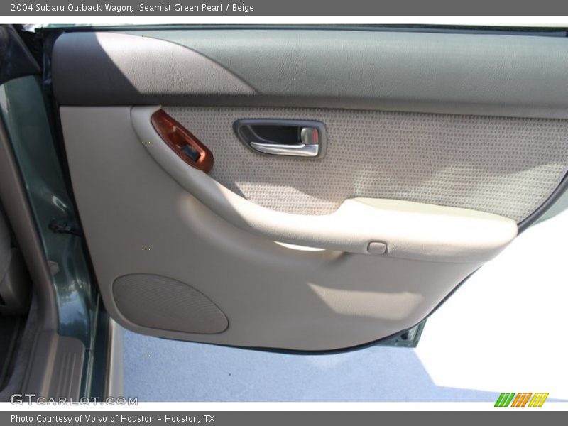 Seamist Green Pearl / Beige 2004 Subaru Outback Wagon
