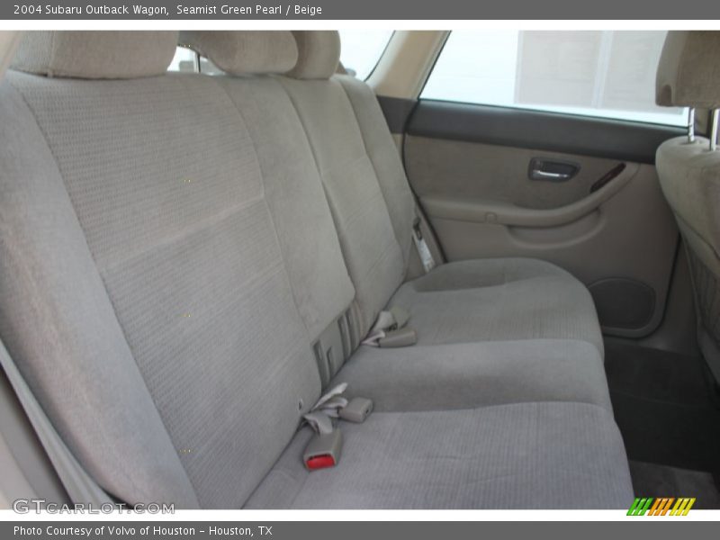 Seamist Green Pearl / Beige 2004 Subaru Outback Wagon