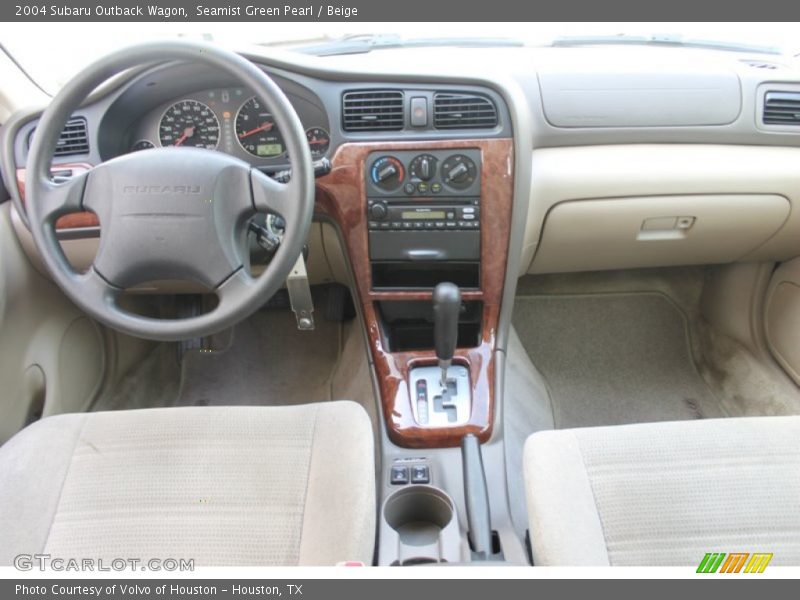 Seamist Green Pearl / Beige 2004 Subaru Outback Wagon