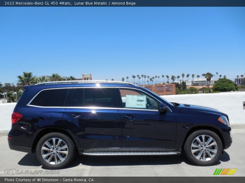 Lunar Blue Metallic / Almond Beige 2013 Mercedes-Benz GL 450 4Matic