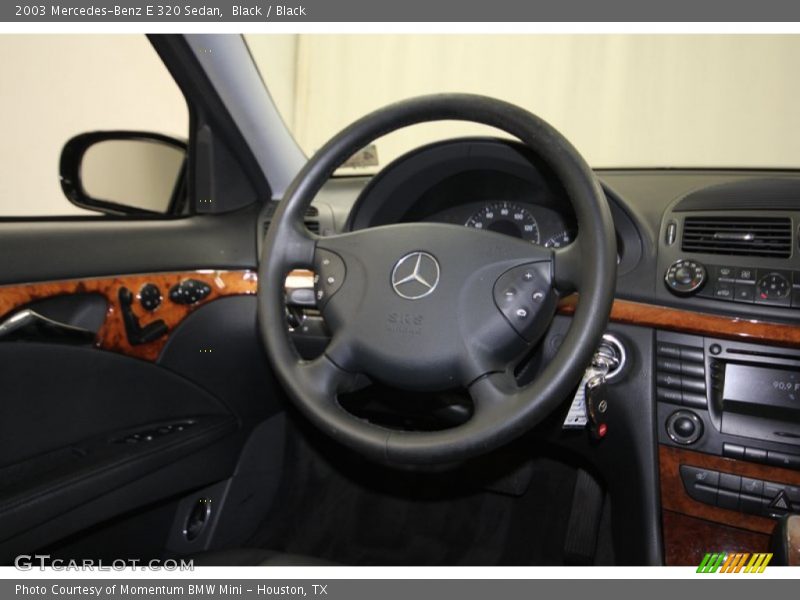 Black / Black 2003 Mercedes-Benz E 320 Sedan