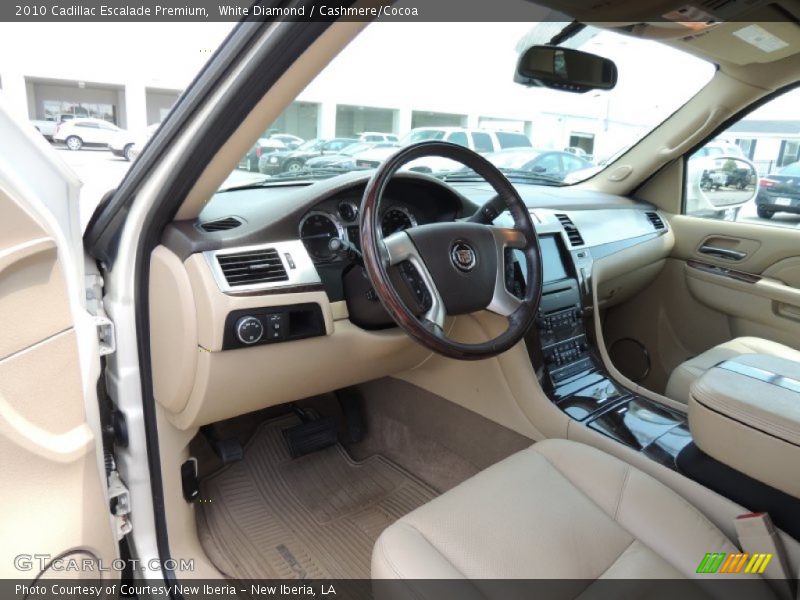 White Diamond / Cashmere/Cocoa 2010 Cadillac Escalade Premium
