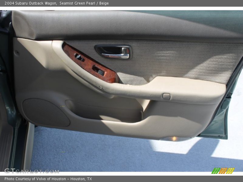 Seamist Green Pearl / Beige 2004 Subaru Outback Wagon