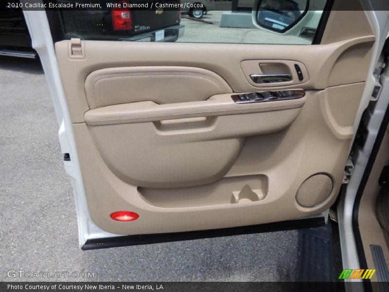 White Diamond / Cashmere/Cocoa 2010 Cadillac Escalade Premium