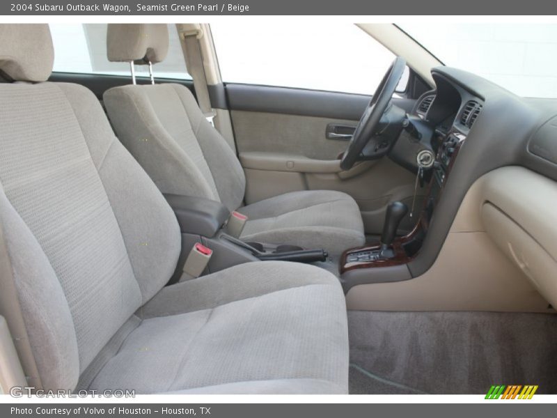 Seamist Green Pearl / Beige 2004 Subaru Outback Wagon