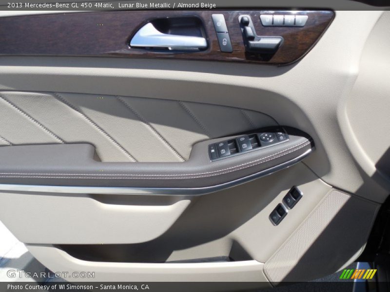 Lunar Blue Metallic / Almond Beige 2013 Mercedes-Benz GL 450 4Matic