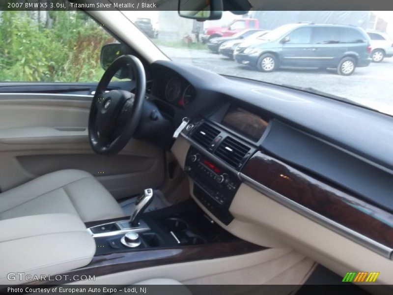 Titanium Silver Metallic / Black 2007 BMW X5 3.0si