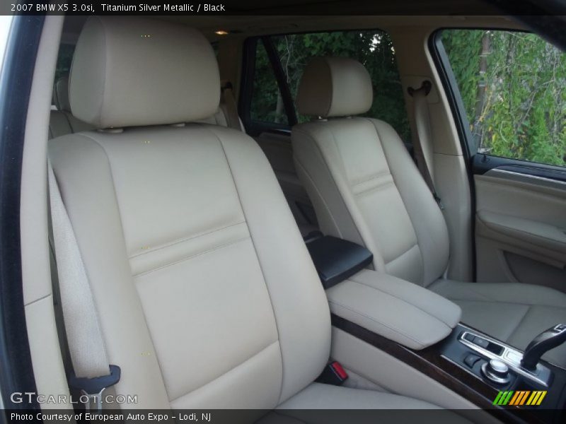 Titanium Silver Metallic / Black 2007 BMW X5 3.0si