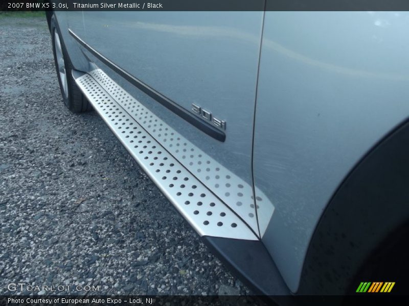 Titanium Silver Metallic / Black 2007 BMW X5 3.0si