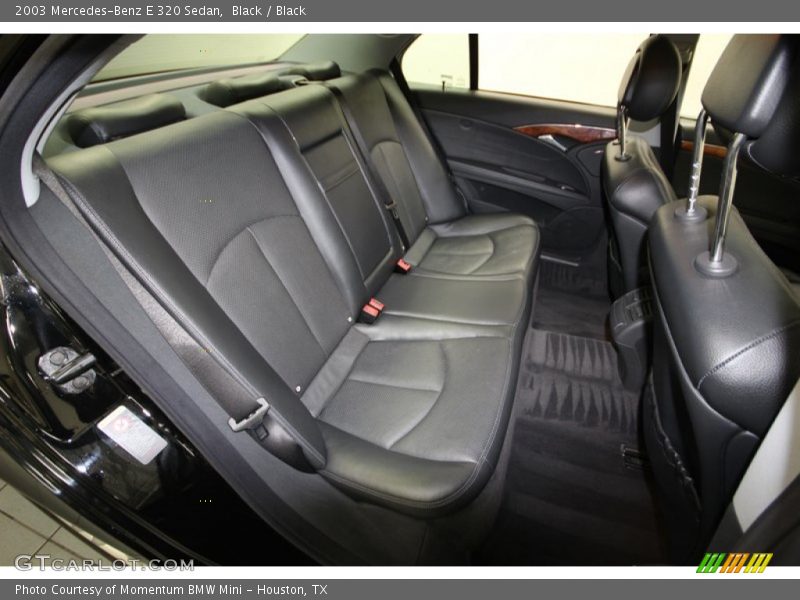 Black / Black 2003 Mercedes-Benz E 320 Sedan