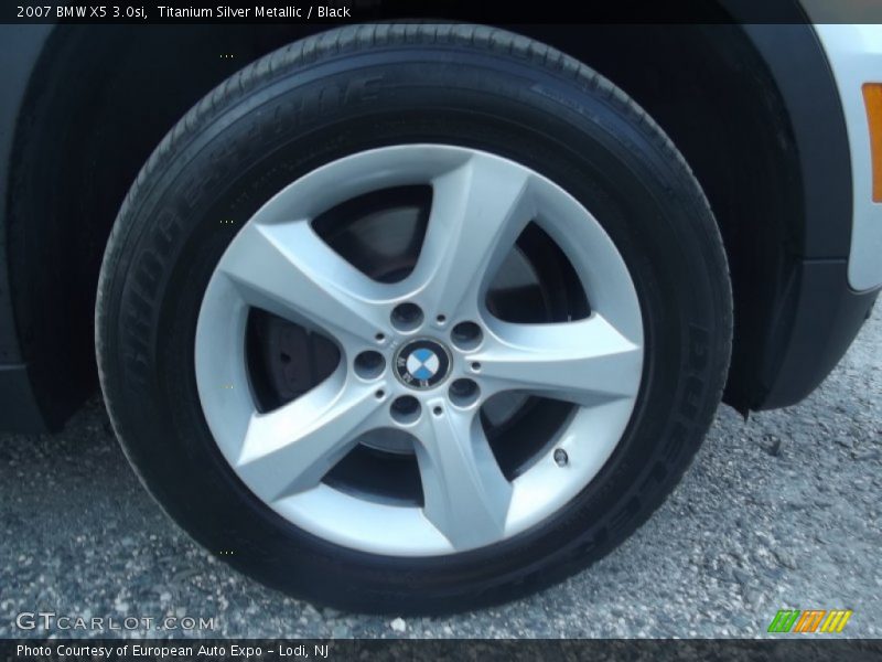 Titanium Silver Metallic / Black 2007 BMW X5 3.0si