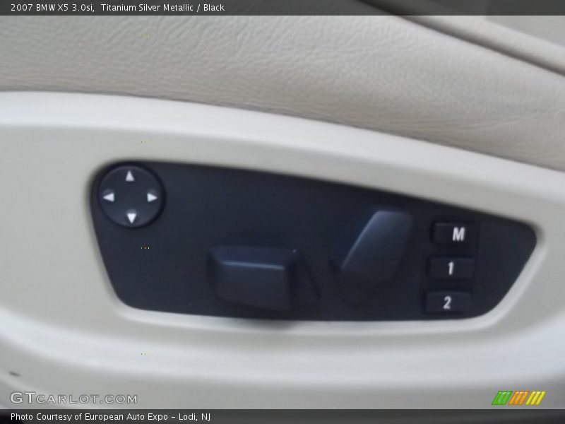 Titanium Silver Metallic / Black 2007 BMW X5 3.0si