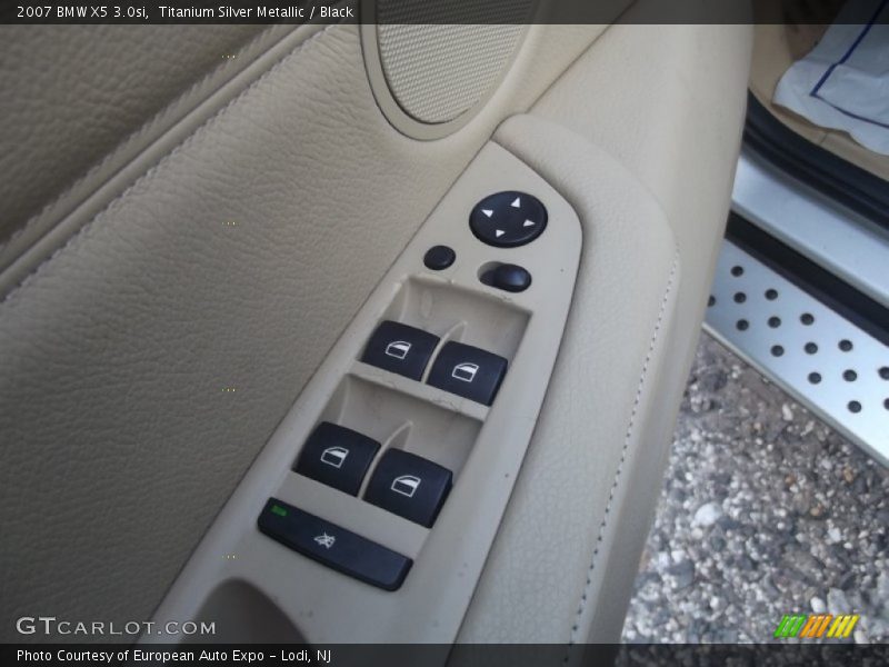 Titanium Silver Metallic / Black 2007 BMW X5 3.0si