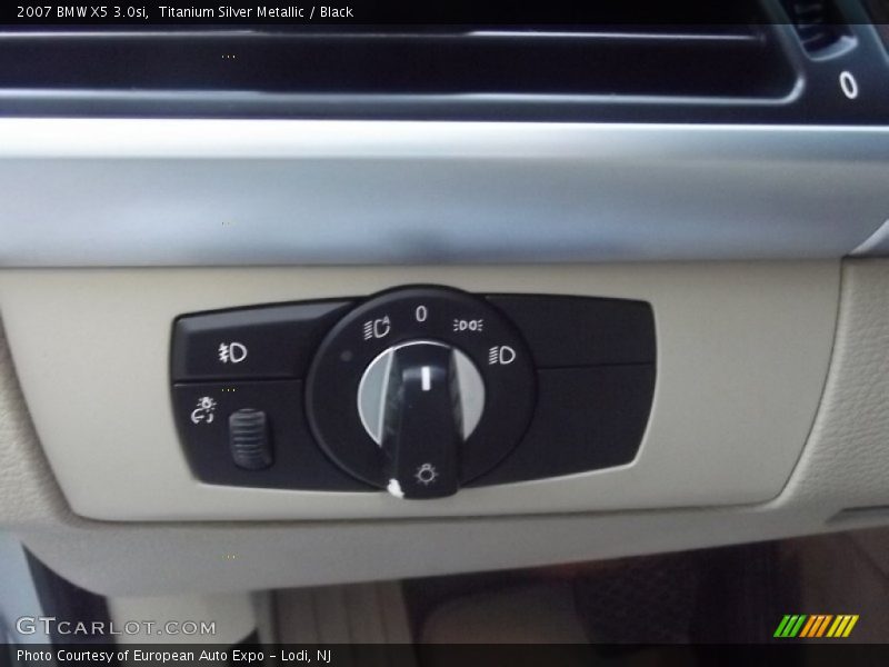Titanium Silver Metallic / Black 2007 BMW X5 3.0si
