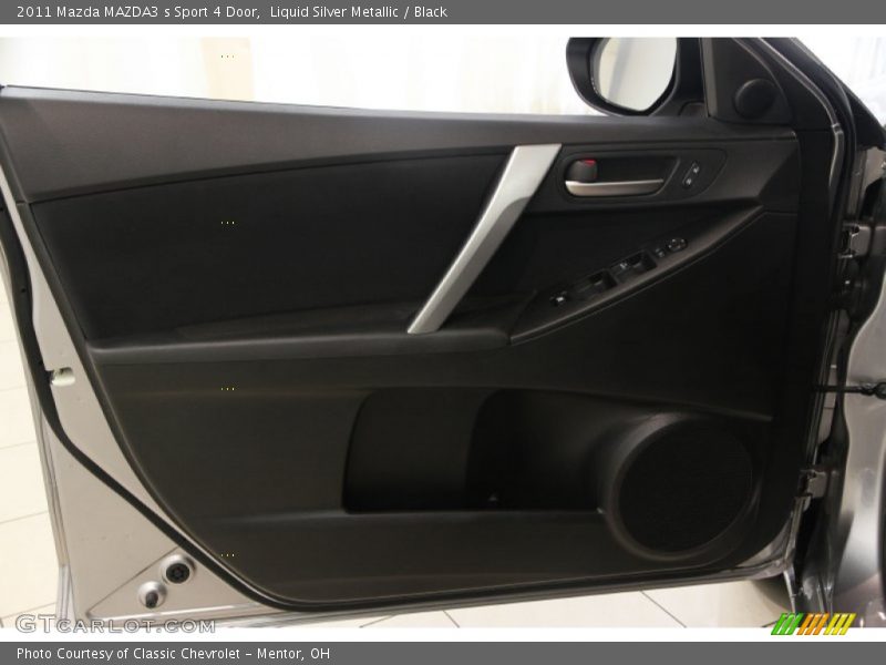 Liquid Silver Metallic / Black 2011 Mazda MAZDA3 s Sport 4 Door