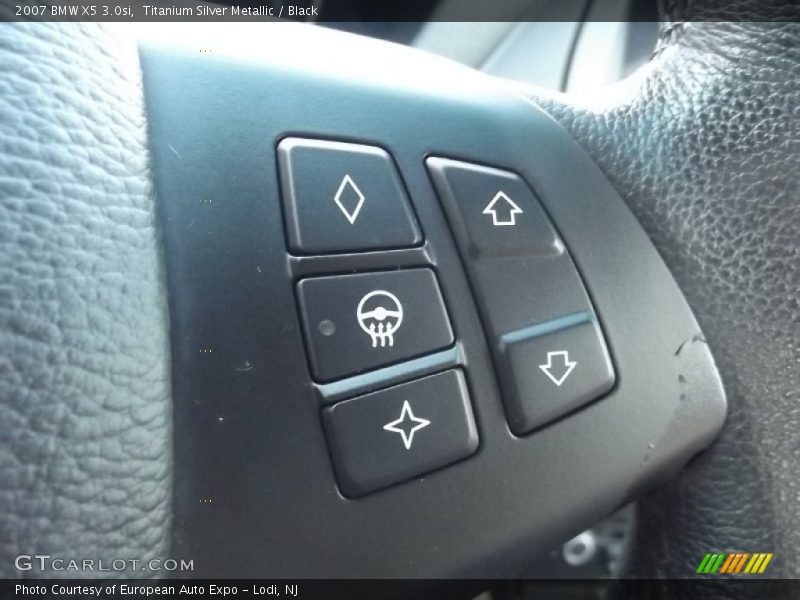 Titanium Silver Metallic / Black 2007 BMW X5 3.0si