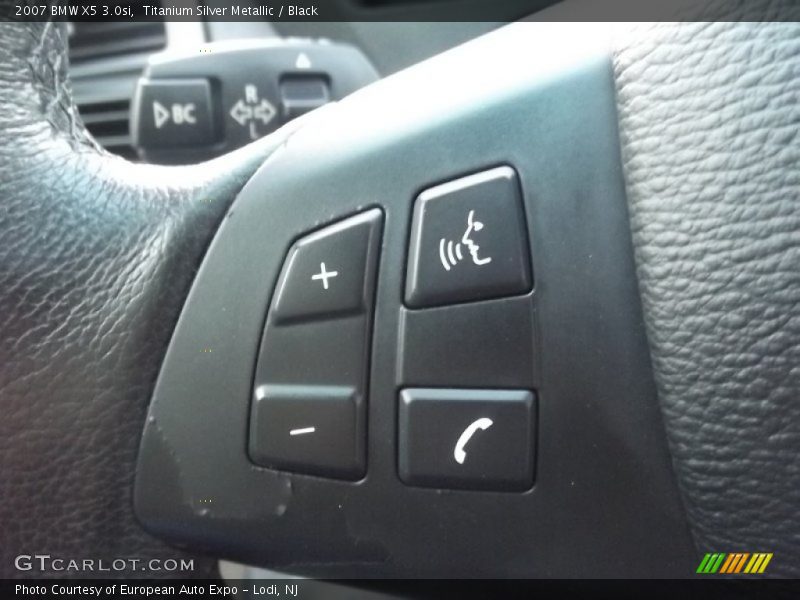 Titanium Silver Metallic / Black 2007 BMW X5 3.0si