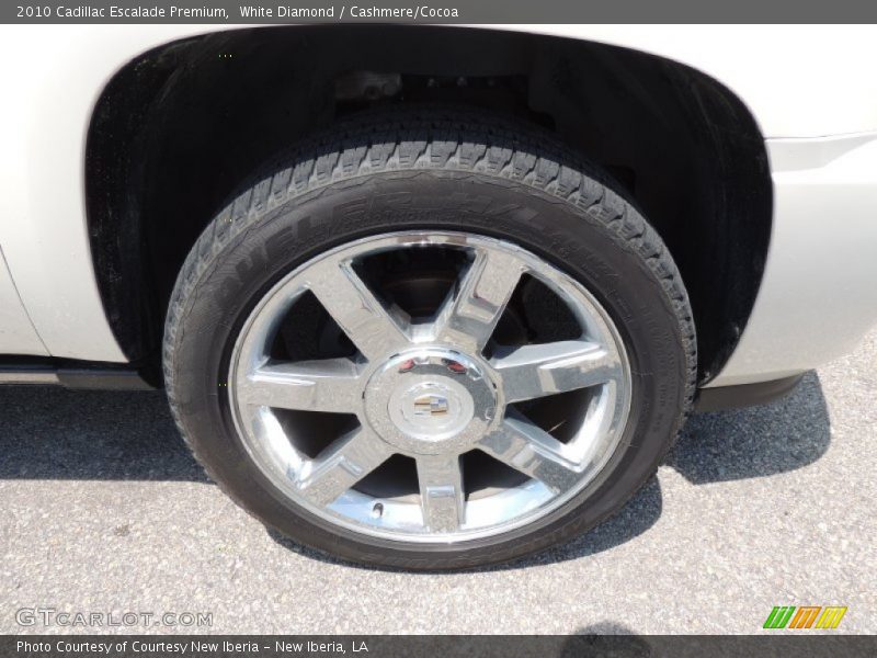 White Diamond / Cashmere/Cocoa 2010 Cadillac Escalade Premium