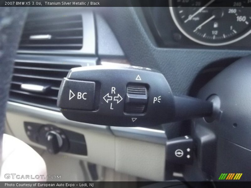 Titanium Silver Metallic / Black 2007 BMW X5 3.0si