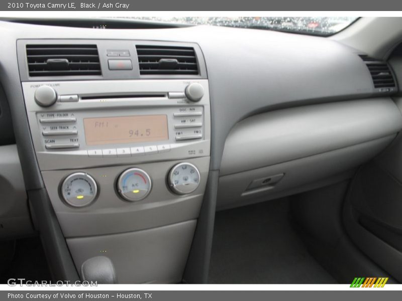 Black / Ash Gray 2010 Toyota Camry LE