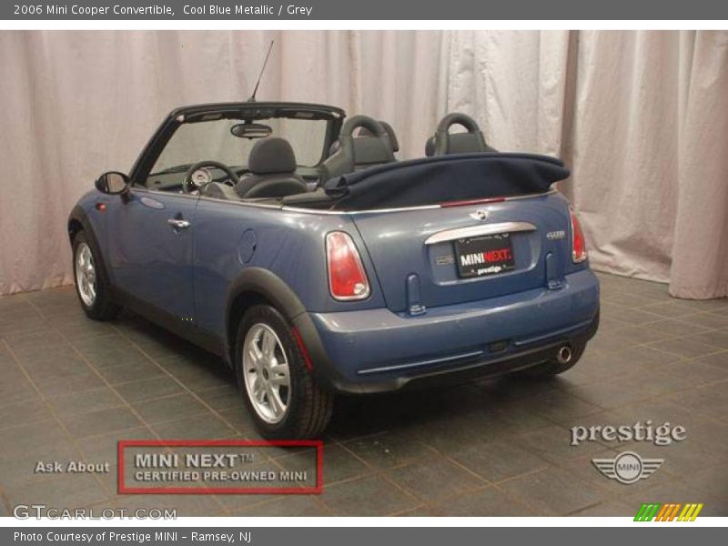 Cool Blue Metallic / Grey 2006 Mini Cooper Convertible