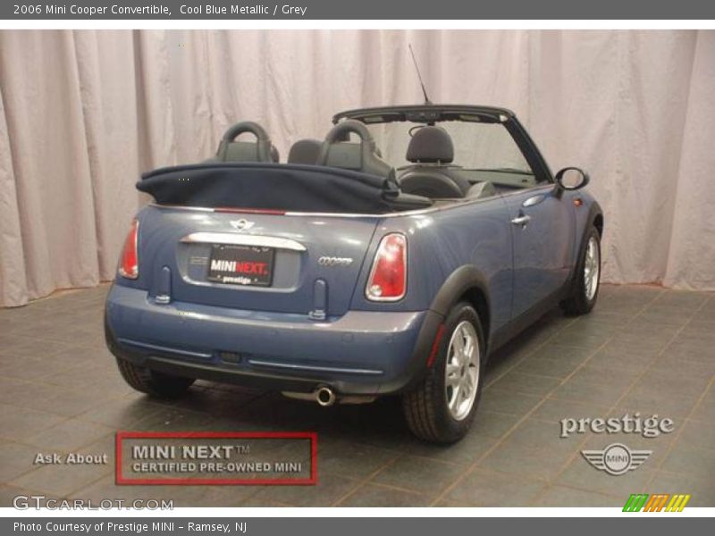 Cool Blue Metallic / Grey 2006 Mini Cooper Convertible