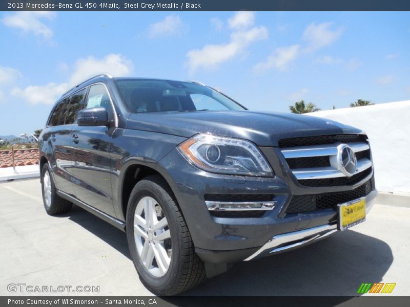 Steel Grey Metallic / Black 2013 Mercedes-Benz GL 450 4Matic