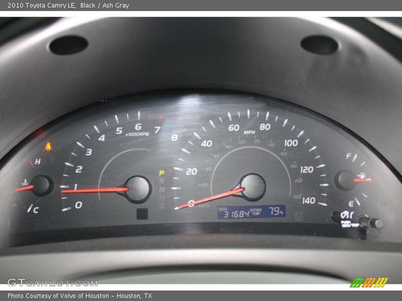 Black / Ash Gray 2010 Toyota Camry LE