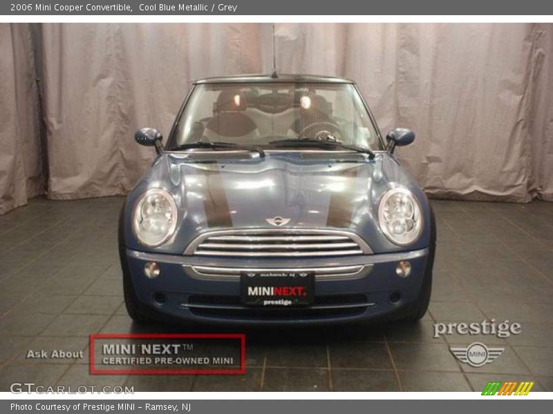 Cool Blue Metallic / Grey 2006 Mini Cooper Convertible