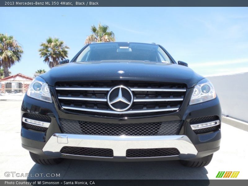 Black / Black 2013 Mercedes-Benz ML 350 4Matic