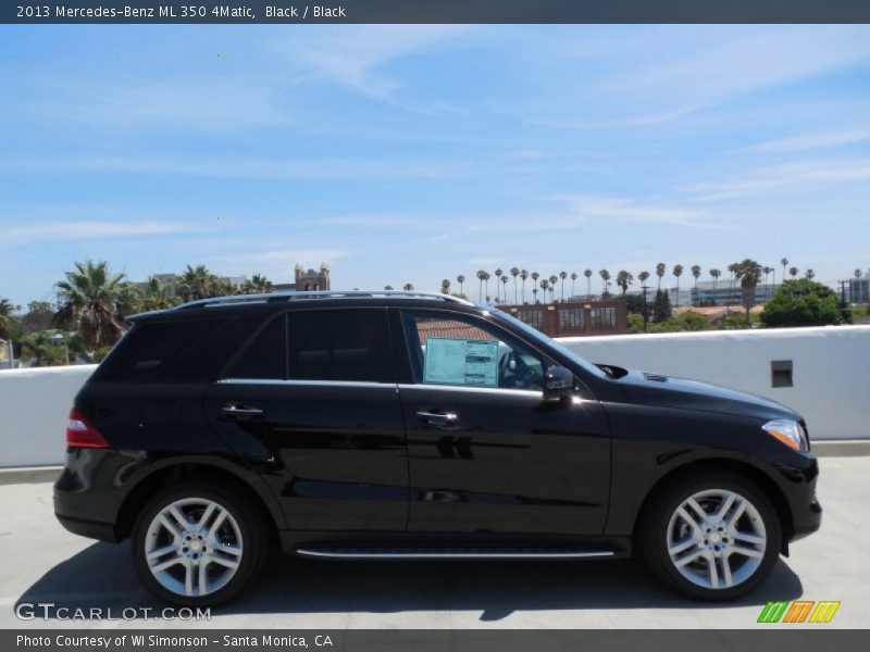 Black / Black 2013 Mercedes-Benz ML 350 4Matic