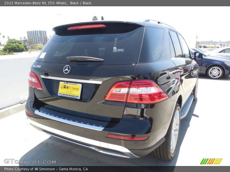 Black / Black 2013 Mercedes-Benz ML 350 4Matic