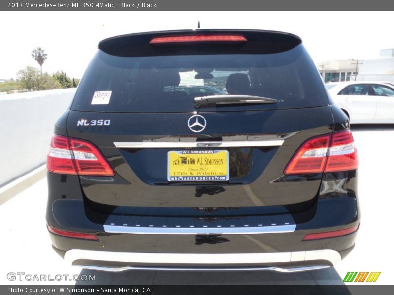 Black / Black 2013 Mercedes-Benz ML 350 4Matic