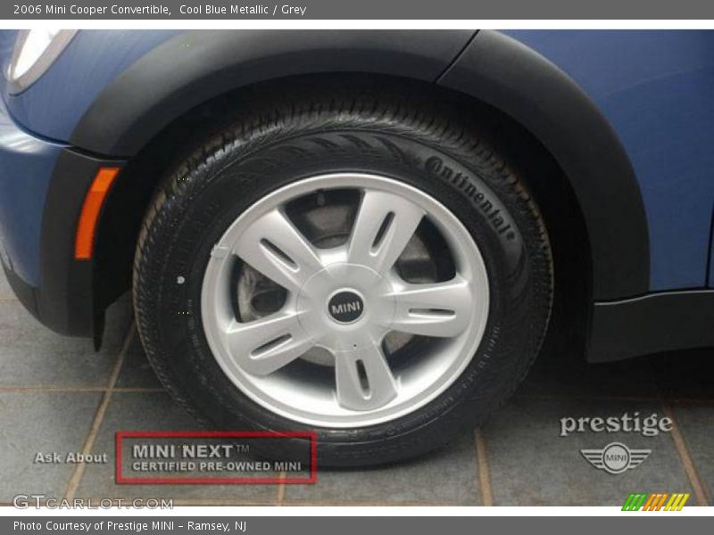 Cool Blue Metallic / Grey 2006 Mini Cooper Convertible