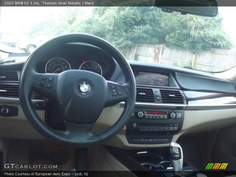 Titanium Silver Metallic / Black 2007 BMW X5 3.0si