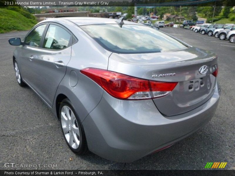 Titanium Gray Metallic / Gray 2013 Hyundai Elantra Limited