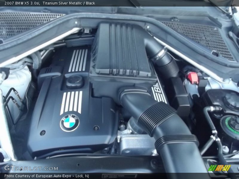 Titanium Silver Metallic / Black 2007 BMW X5 3.0si