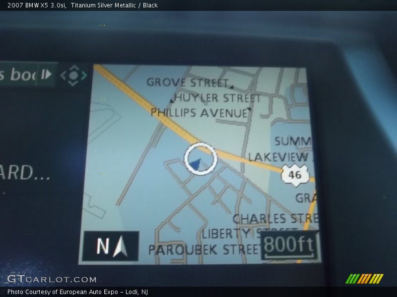 Titanium Silver Metallic / Black 2007 BMW X5 3.0si