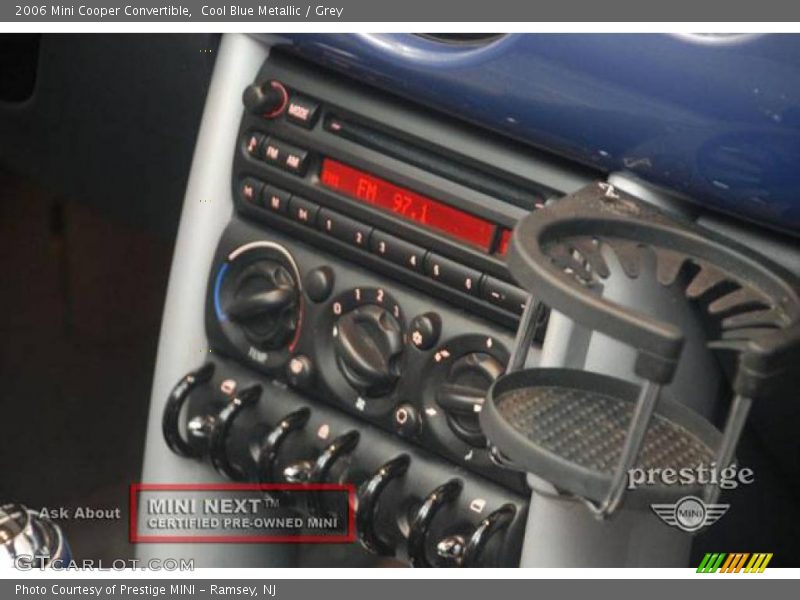 Cool Blue Metallic / Grey 2006 Mini Cooper Convertible