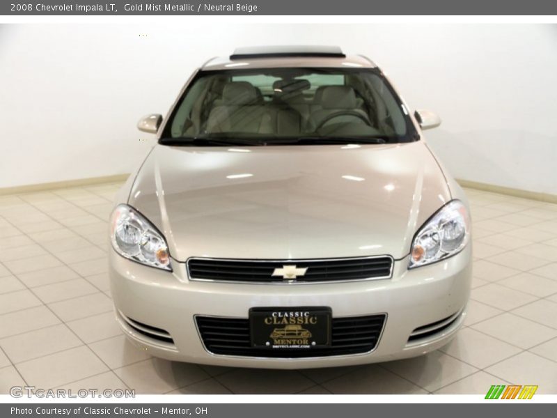 Gold Mist Metallic / Neutral Beige 2008 Chevrolet Impala LT