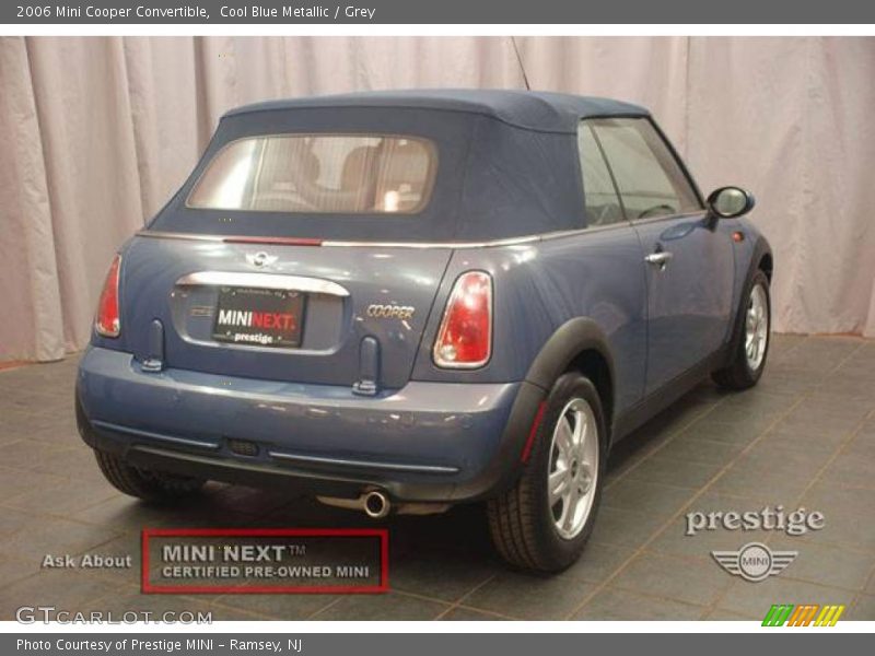 Cool Blue Metallic / Grey 2006 Mini Cooper Convertible