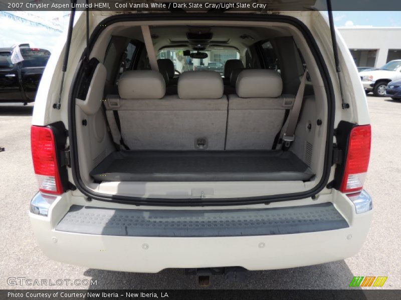 Cool Vanilla White / Dark Slate Gray/Light Slate Gray 2007 Chrysler Aspen Limited HEMI
